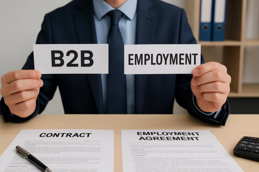Pracownik na B2B czy UOP – co jest korzystniejsze podatkowo?